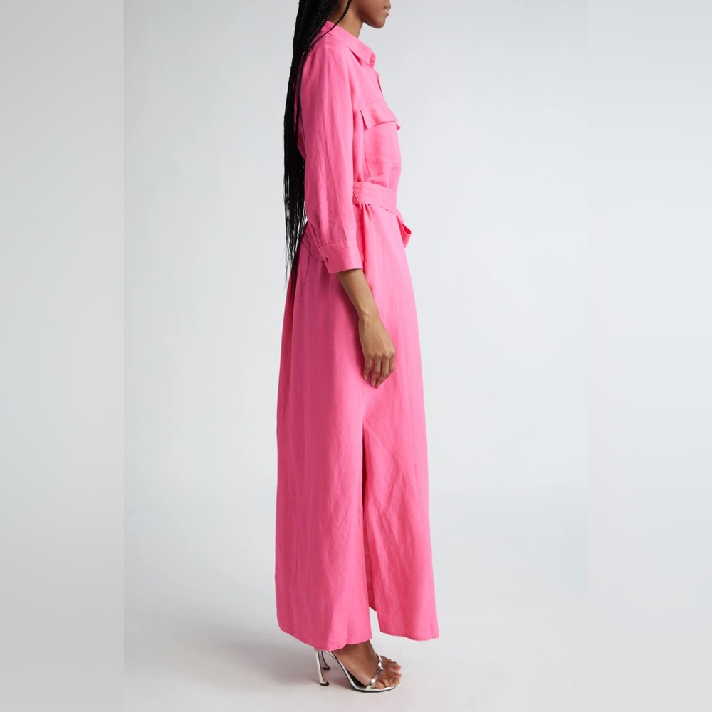 Nwt L’AGENCE Cameron Long Shirt Dress - Picture 5 of 9